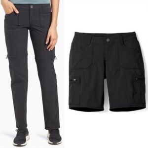 KUHL Horizon Convertible Pants 6297 Black Regular Size 2